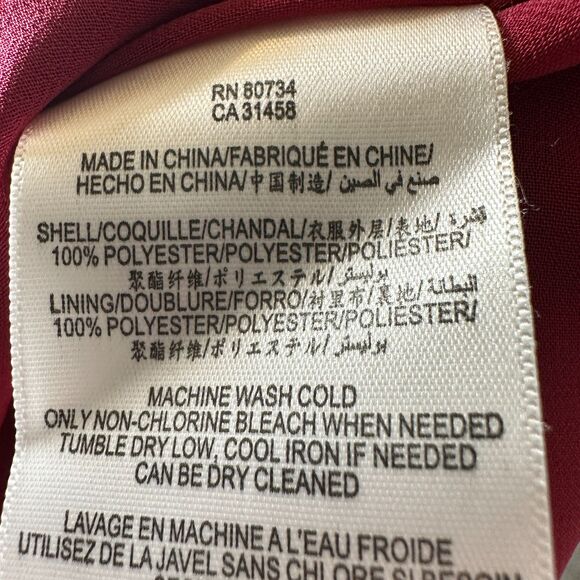 BCBGeneration One-Shoulder Dress in Red Berry Size 10 NEW with Tags - Picture 4 of 6